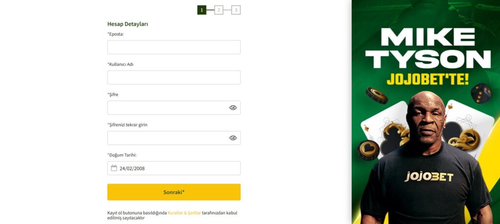 jojobet kayıt